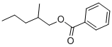 Structure of BENZOIC ACID 2-METHYLPENTYL ESTER