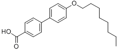 4-正辛氧基联苯-4-甲酸结构式