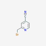 Structure of 4-PYRIDINECARBONITRILE,2-(BROMOMETHYL)-