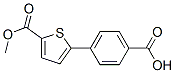 4-(5-(Methoxycarbonyl)thiophen-2-yl)benzoic acid结构式