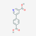 5-(4-Carboxyphenyl)nicotinic acid结构式