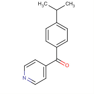 Structure of Methanone, [4-(1-methylethyl)phenyl]-4-pyridinyl-