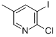 2-CHLORO-3-IODO-5-PICOLINE结构式