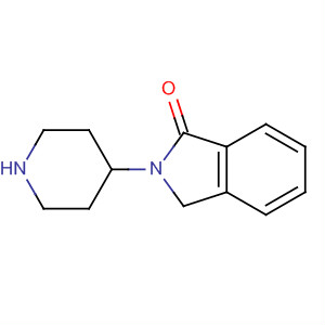 Structure of 1H-Isoindol-1-one, 2,3-dihydro-2-(4-piperidinyl)-