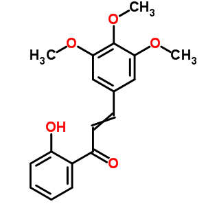 Structure of 1-(2-hydroxyphenyl)-3-(3,4,5-trimethoxyphenyl)prop-2-en-1-one