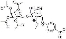 Structure of p-Nitrophenyl 2-Acetamido-2-deoxy-3-O-(2,3,4,6-tetra-O-acetyl-β-D-
galactopyranosyl)-α-D-galactopyranoside