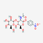 Structure of Gal beta(1-3)GalNAc-beta-pNP