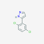 Structure of 3-(2,5-DICHLOROPHENYL)PYRAZOLE