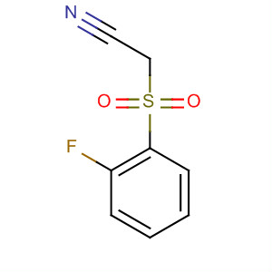 Acetonitrile, [(2-fluorophenyl)sulfonyl]-结构式
