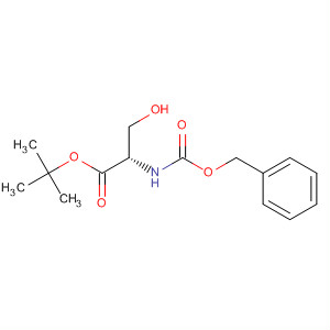 L-Serine, N-[(phenylmethoxy)carbonyl]-, 1,1-dimethylethyl ester结构式