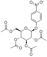 Structure of 4-NITROPHENYL TETRA-O-ACETYL-BETA-D-GLUCOPYRANOSIDE