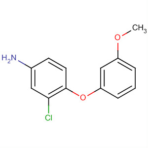 Structure of Benzenamine, 3-chloro-4-(3-methoxyphenoxy)-