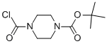 Structure of 4-CHLOROCARBONYL-PIPERAZINE-1-CARBOXYLIC ACID TERT-BUTYL ESTER