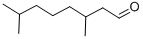 Structure of 3,7-dimethyloctanal