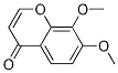 4H-1-Benzopyran-4-one, 7,8-diMethoxy-结构式