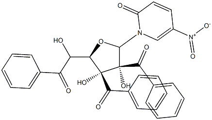 Structure of 1-(2,3,5-Tribenzoyl--D-ribofuranosyl)-5-nitropyridine-2(1H)-one