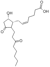 13,14-DIHYDRO-15-KETO PROSTAGLANDIN D2结构式