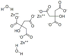 Structure of Zinc citrate dihydrate