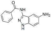 Structure of (Benzamide, N-(5-amino-1H-indazol-3-yl)- (9CI))