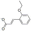 (E)-3-(2-ethoxyphenyl)prop-2-enoate结构式