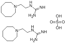 Structure of GUANETHIDINE HEMISULFATE