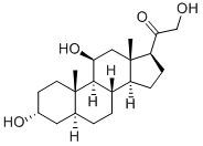 ALLOTETRAHYDROCORTICOSTERONE结构式