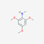 BENZENAMINE, 2,4,6-TRIMETHOXY-N-METHYL-结构式
