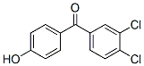 3,4-Dichloro-4-hydroxybenzophenone结构式