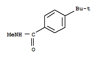 benzamide, 4-(1,1-dimethylethyl)-N-methyl-结构式