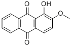 Structure of 1-HYDROXY-2-METHOXYANTHRAQUINONE
