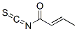 (2E)-2-Butenoyl isothiocyanate结构式