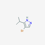 Structure of 4-bromo-5-propan-2-yl-1H-pyrazole