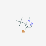 Structure of 4-BROMO-3-(TERT-BUTYL)-1H-PYRAZOLE