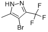 Structure of 4-BROMO-3-METHYL-5-(TRIFLUOROMETHYL)-1H-PYRAZOLE