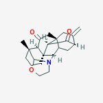 (1S,5R,11R,14R,17S,20S,21R)-5-methyl-15-methylidene-7-oxa-10-azaheptacyclo[12.6.2.0~1,11~.0~5,20~.0~6,10~.0~12,17~.0~17,21~]docosane-19,22-dione结构式