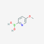 Structure of (5-methoxy-2-pyridyl)boronic acid