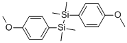 Structure of Bis(4-methoxyphenyl)-1,1,2,2-tetramethyldisilane, 97%