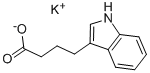 Structure of INDOLE-3-BUTYRIC ACID POTASSIUM SALT