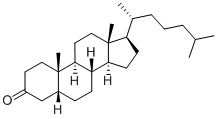 Chemical structure of COPROSTAN-3-ONE