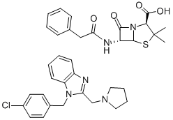 Structure of Benzylpenicillinclemizole