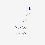 Structure of 2-[(2-methylbenzyl)sulfanyl]ethanamine