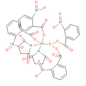 2,5-Pyrrolidinedione,1,1'-[dithiobis[(6-nitro-3,1-phenylene)carbonyloxy]]bis-结构式
