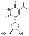 Structure of 5-isopropyl-2-deoxyuridine