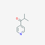 Structure of 1-Propanone, 2-methyl-1-(4-pyridinyl)-