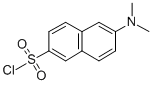 Structure of 2-DIMETHYLAMINONAPHTHALENE-6-SULFONYL CHLORIDE