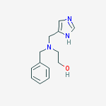 Structure of 2-(((1H-Imidazol-4-yl)methyl)(benzyl)amino)ethanol