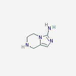 Structure of IMIDAZO[1,5-A]PYRAZIN-3-AMINE,5,6,7,8-TETRAHYDRO-