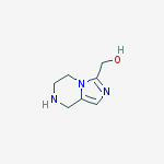 IMIDAZO[1,5-A]PYRAZINE-3-METHANOL,5,6,7,8-TETRAHYDRO-结构式