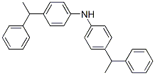 4-(1-苯基乙基)-N-[4-(1-苯基乙基)苯基]苯胺结构式