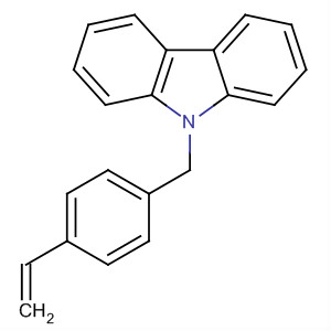 9-(4-乙烯基苄基)- 9H-咔唑结构式